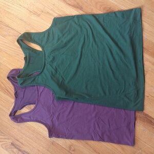 Oiselle Fly out Racerback tanks - lot of 2 size 8